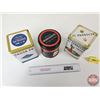 Image 5 : Cigar Tins (3) :  - Santa Fe - Marguerite - El Producto (Marguerite Measures : 5-1/4"H x 5"Dia)