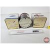 Image 6 : Cigar Tins (3) :  - Santa Fe - Marguerite - El Producto (Marguerite Measures : 5-1/4"H x 5"Dia)
