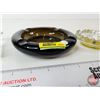 Image 3 : Ashtrays (3) : Glass
