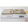Image 4 : Cigarette Tins (2) : Sweet Caporal & Turret (Both Measure : 4-1/4"H x 5-3/4"W x 1-2"D)