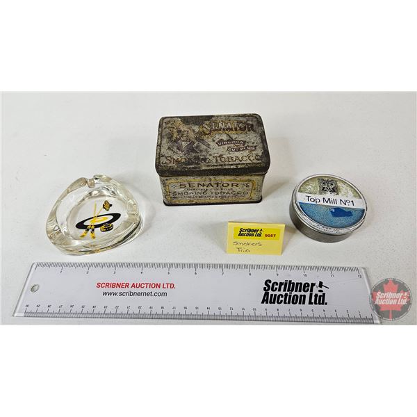 Smokers Trio : Incl. Ashtray & Tobacco Tins