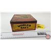 Image 6 : Tobacco Tin : Worlds Navy (6-1/2"H x 7-1/2"W x 2-3/4"D)