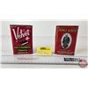 Image 2 : Tobacco Tin (2) : Prince Albert & Velvet (Both Measures : 4-1/4"H x 3"W x 1"D)