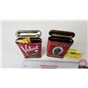 Image 6 : Tobacco Tin (2) : Prince Albert & Velvet (Both Measures : 4-1/4"H x 3"W x 1"D)