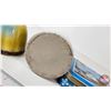 Image 5 : Dutch Collector Combo : Incl. - Tin - Stoneware Bottle - (2) Ceramic Planters (Bottle Measures : 8"H