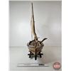 Image 12 : Wooden Model Boat  (Total Measures : 28" H x 32" W x 9" D)