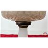 Image 7 : Aladdin Oil Lamp : Model B (Diamond Quilt) (Total Height 25")