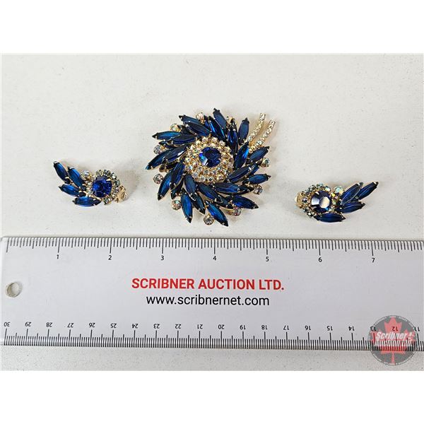 Broach & Earring Set