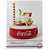 Image 3 : Coca-Cola Alarm Clock : Polar Bear (Batt. Opp) (7-1/2"H x 6-3/4"Dia)