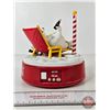 Image 5 : Coca-Cola Alarm Clock : Polar Bear (Batt. Opp) (7-1/2"H x 6-3/4"Dia)