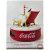 Image 6 : Coca-Cola Alarm Clock : Polar Bear (Batt. Opp) (7-1/2"H x 6-3/4"Dia)