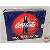 Image 7 : Coca-Cola Disc Telephone c/w Original Box (Box Measures : 12-1/4"H x 15"W x 4-1/2"D)