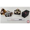 Image 1 : Vintage Camera Trio :  - Six-20 Hawk-Eye Junior - Nomad 620 - Agfa Optima w/ Case