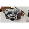 Image 3 : Vintage Camera Trio :  - Six-20 Hawk-Eye Junior - Nomad 620 - Agfa Optima w/ Case