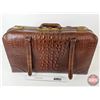 Image 3 : Vintage Eveleigh Suite Case : Crocodile Leather (13"H x 23"W x 7"D)