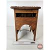 Image 7 : Moccasin Agency Shoe Fitting Stool (15-1/2"H x 9-1/2"W x 23"D)