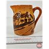Image 2 : Medalta Pottery Pitcher : 1-1/2 Pint (5-1/2"H)