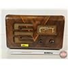 Image 2 : Marconi Electric Radio (Wood) (9-1/2"H x 15-1/2"W x 7-1/2"D)