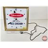 Image 8 : Silverwood's Electric Light Up Clock : De Luxe Ice Cream (Works) (15-3/4"H x 15-1/2"W x 2"D)