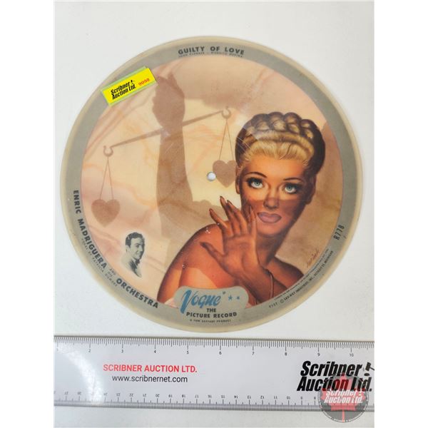 Vogue Picture Record : Guilty of Love & Mucho Dinero by Enric Madriguera (10"Dia)