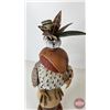 Image 8 : Wood Statue : Falcon w/ Hood "Jack Fisher Lady Smith" (27"H)
