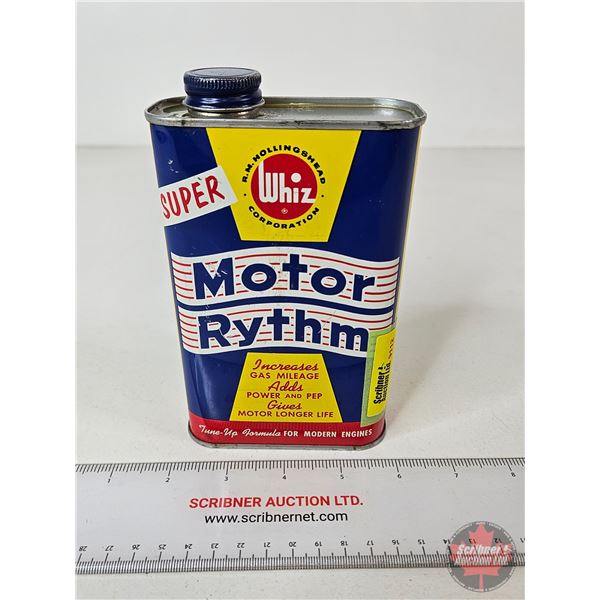Oil Tin : Whiz Motor Rhythm (Full) (6-1/2"H x 4"W x 1-3/4"D)