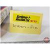 Image 8 : Anti-Freeze Tin : Kleen-Flo (Partial Full) (6"H x 2-3/4"W x 1"D)