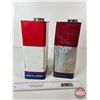 Image 3 : ESSO Gear Oil Tins (2) (Both Full) (Both Measure : 11-1/4"H x 6"W x 4"D)