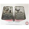 Image 6 : ESSO Gear Oil Tins (2) (Both Full) (Both Measure : 11-1/4"H x 6"W x 4"D)