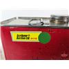 Image 8 : ESSO Gear Oil Tins (2) (Both Full) (Both Measure : 11-1/4"H x 6"W x 4"D)