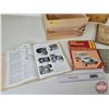 Image 7 : Wood Crate w/ Automotive Books (5) - The Hillman Minx - Boyes And Rosser Ltd Catalogue - 1975 AMC Te