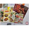 Image 3 : Cooking Ephemera w/ Wood Crate (Crate Measures : 5"H x 8-3/4"W x 12"D)