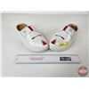 Image 2 : Wooden Shoes (White) (11"L x 4")