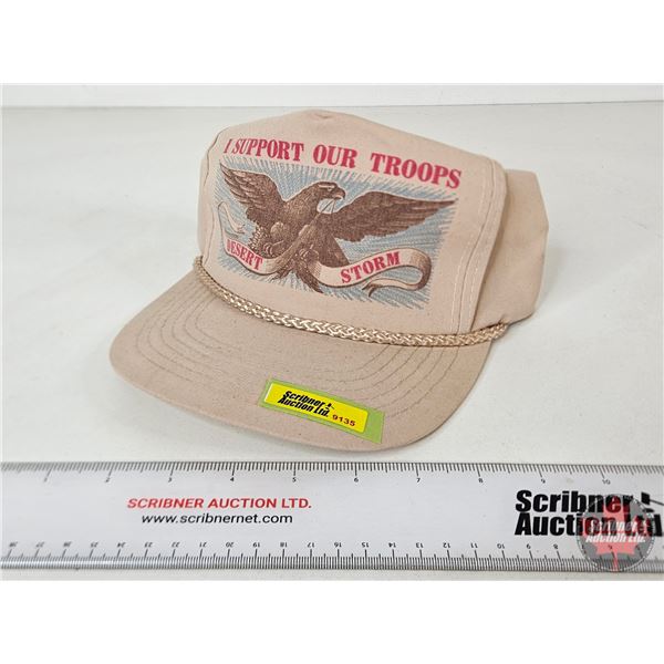 Cap : "I Support Our Troops Desert Storm"