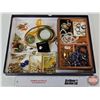 Image 1 : Vintage Costume Jewelry & Glasses