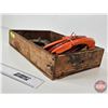 Image 4 : Horse Shoes & Shoe Last w/ Wood Box (Box Measures : 3-1/2"H x 16-1/2"W x 10-1/2"D)