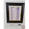 Image 1 : Canadian 2007 Ten Dollar Notes : Series Of 10W Special Serial Number (UNC) (In Glass Frame) (Frame M