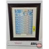 Image 1 : Canadian 2006 Five Dollar Notes : Series of 10W Special Serial Numbers (UNC) (In Glass Frame) (Frame
