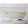 Image 6 : Jewelry Box w/ Costume Jewelry (Jewelry Box Measures : 4-3/4"H x 12-1/2"W x 8"D)