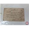 Image 13 : Hand Written Letters & Postcards Incl. - 1883 - 1874 - Early 1900's Etc!