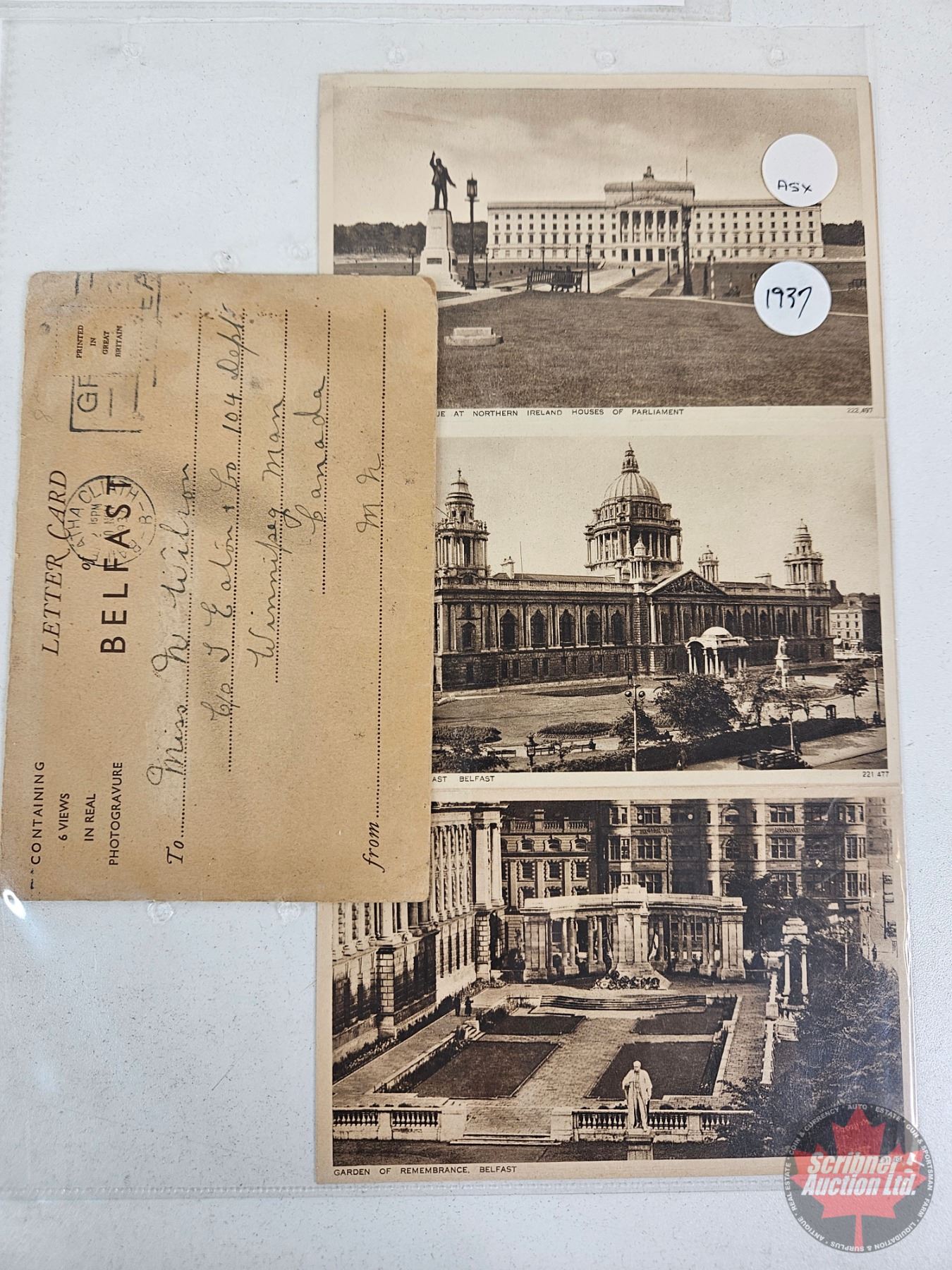Early Man Lettering Hand Written Letters & Postcards Incl. - 1883 - 1874 - Early 1900's Etc ...