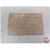 Image 7 : Hand Written Letters & Postcards Incl. - 1883 - 1874 - Early 1900's Etc!