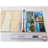 Image 12 : Vintage Postcards (In Binder) : Incl. - Europe - USA States - Canada - RCMP ETC!