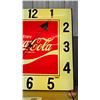Image 4 : Coca-Cola Electric Light Up Arena Clock (38-1/2"H x 38-1/2"W x 6"D)
