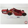 Image 11 : Pressed Steel Toy Earth Mover/Scraper : Structo Toys (5-1/2"H x 7"W x 22"L)