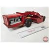 Image 1 : Pressed Steel Toy Earth Mover/Scraper : Structo Toys (5-1/2"H x 7"W x 22"L)