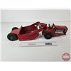 Image 6 : Pressed Steel Toy Earth Mover/Scraper : Structo Toys (5-1/2"H x 7"W x 22"L)