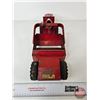 Image 9 : Pressed Steel Toy Earth Mover/Scraper : Structo Toys (5-1/2"H x 7"W x 22"L)