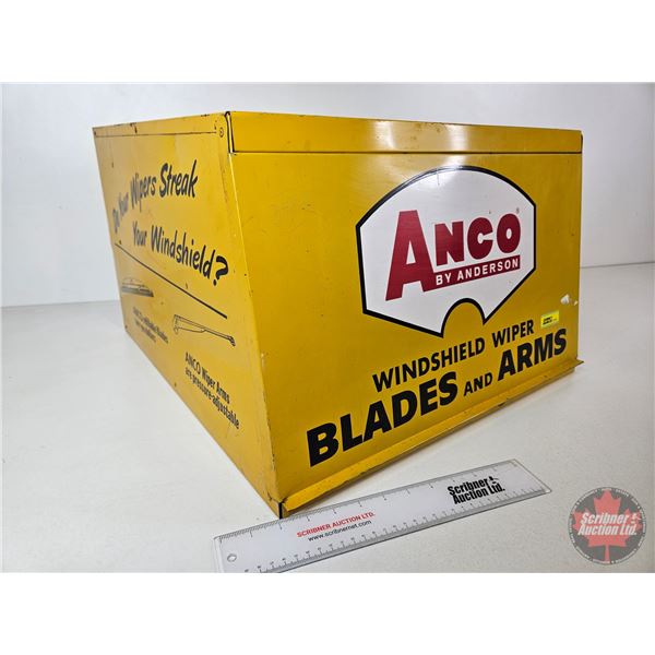 ANCO Service Station Wiper Blade Cabinet (Metal) c/w Sealed Beam Headlight (13"H x 20-1/2"W x 22"D)