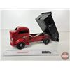 Image 10 : Pressed Steel Toy Dump Truck : Lincoln (Re-Painted) (6-1/4"H x 5-1/2"W x 15"L)